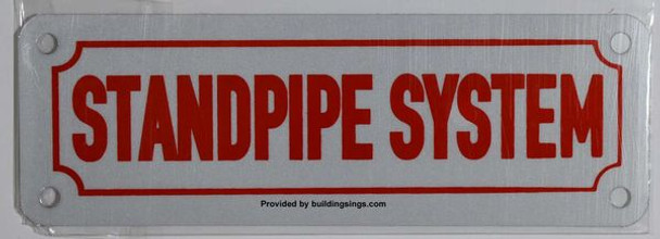 STANDPIPE SYSTEM Sign