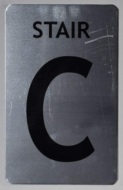 Stair C Sign for Building