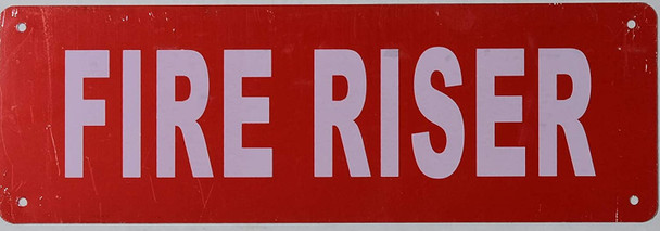 FIRE Riser Sign