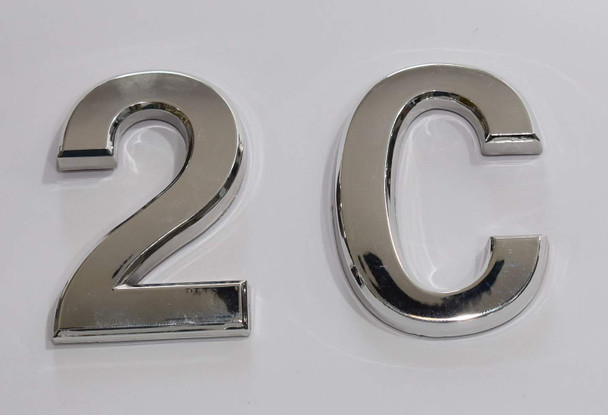 Apartment Number Sign 2C