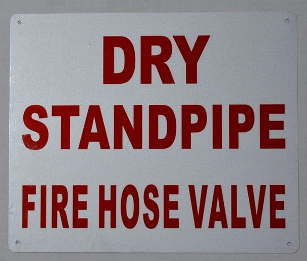 Dry Standpipe FIRE Hose Valve Sign