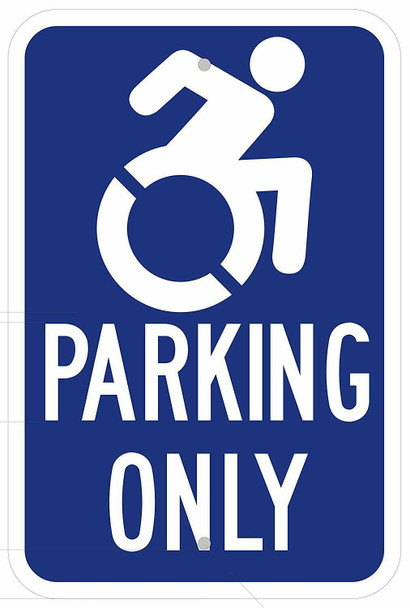 HANDICAP "PARKING ONLY" Sign