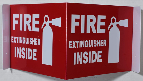 Fire Extinguisher Inside SignD Projection Sign/Fire Extinguisher Inside Sign Hallway Sign