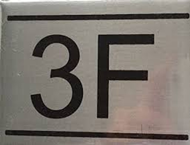 APARTMENT Number Sign  -3F