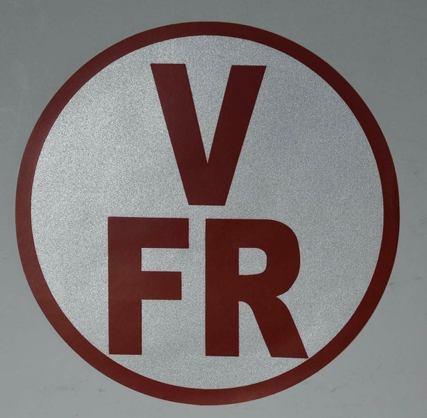 V-FR Floor Truss Circular Sign ( Sticker)