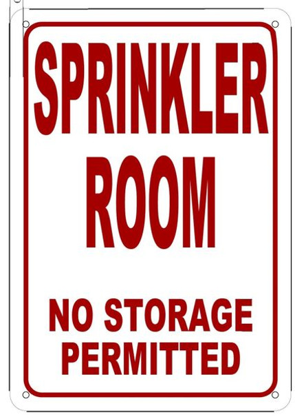 SPRINKLER ROOM SIGN