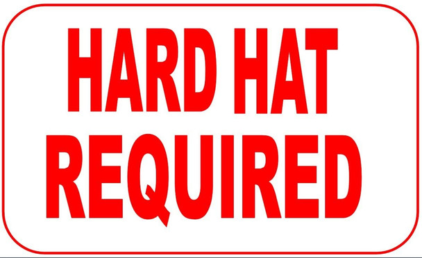 HARD HAT REQUI Sign