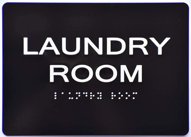 Laundry Room Sign  The Sensation line -Tactile Signs  Ada sign