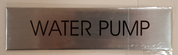 WATER PUMP SIGN - Delicato line