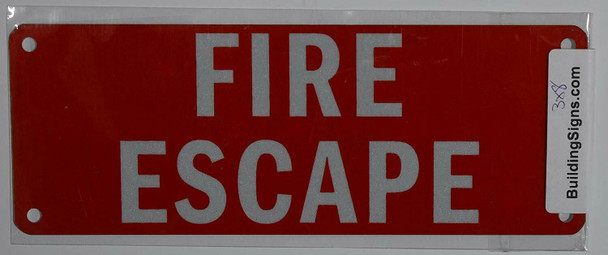 FIRE Escape Sign