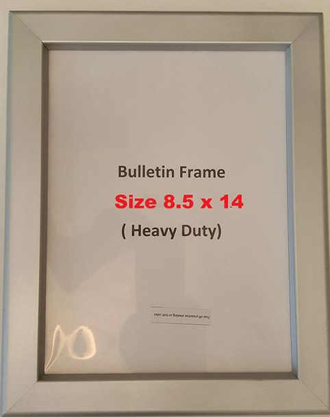 Hallway / Lobby Notice Frame  (Heavy Duty - Aluminum)
