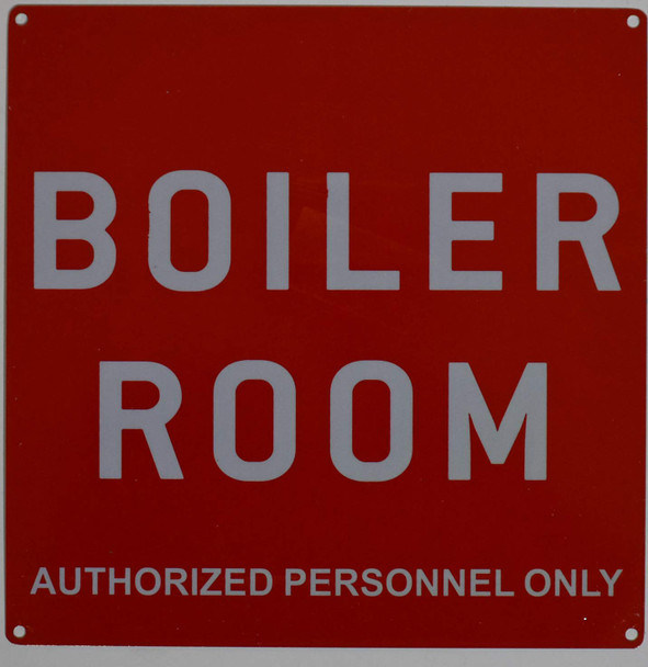 Boiler Room Sign