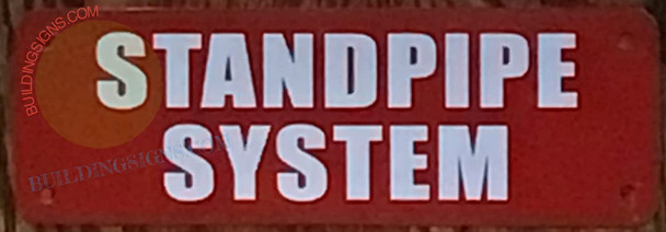 Standpipe System Sign
