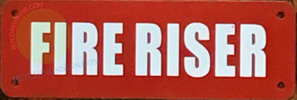 FIRE Riser Sign