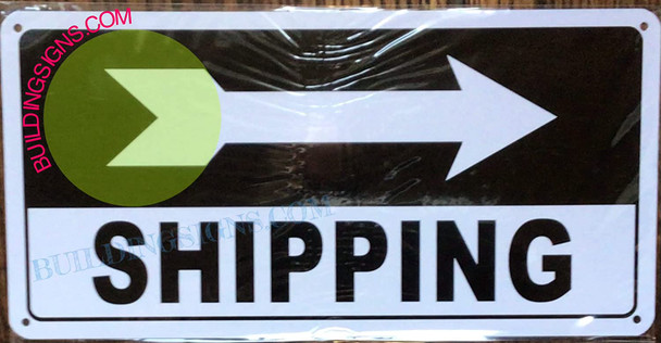 Shipping Right Arrow Signs