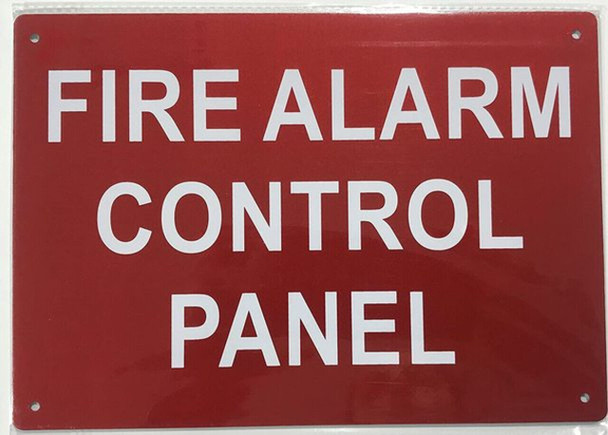 FIRE ALARM CONTROL PANEL INSIDE SIGN