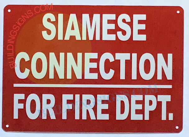 SIAMESE CONNECTION FOR FIRE DEPT