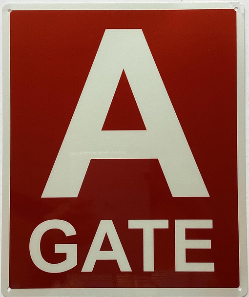 Gate A Signage