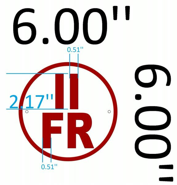 FLOOR AND ROOF TRUSS IDENTIFICATION SIGN-TYPE II- REFLECTIVE ...