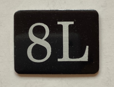 8L Mailbox Number Sign / Locker Number Sign – Rust-Free Aluminum with ...