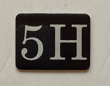 5H Mailbox Number Sign / Locker Number Sign – Rust-Free Aluminum with ...