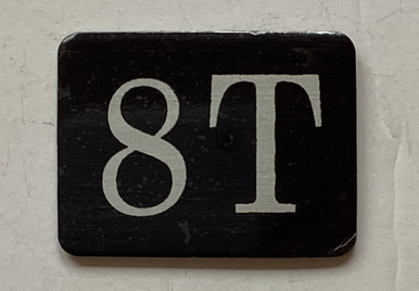 8T Mailbox Number Sign / Locker Number Sign – Rust-Free Aluminum with ...