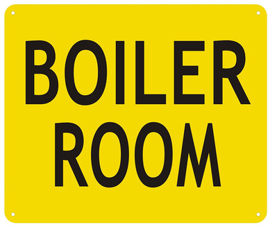 Boiler Room Sign