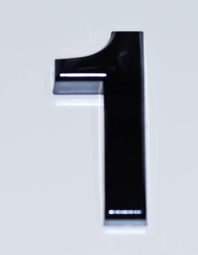 Apartment Number Sign/Mailbox Number Sign, Door Number Sign. Number 1 ...