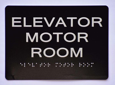 ELEVATOR MOTOR ROOM SIGN