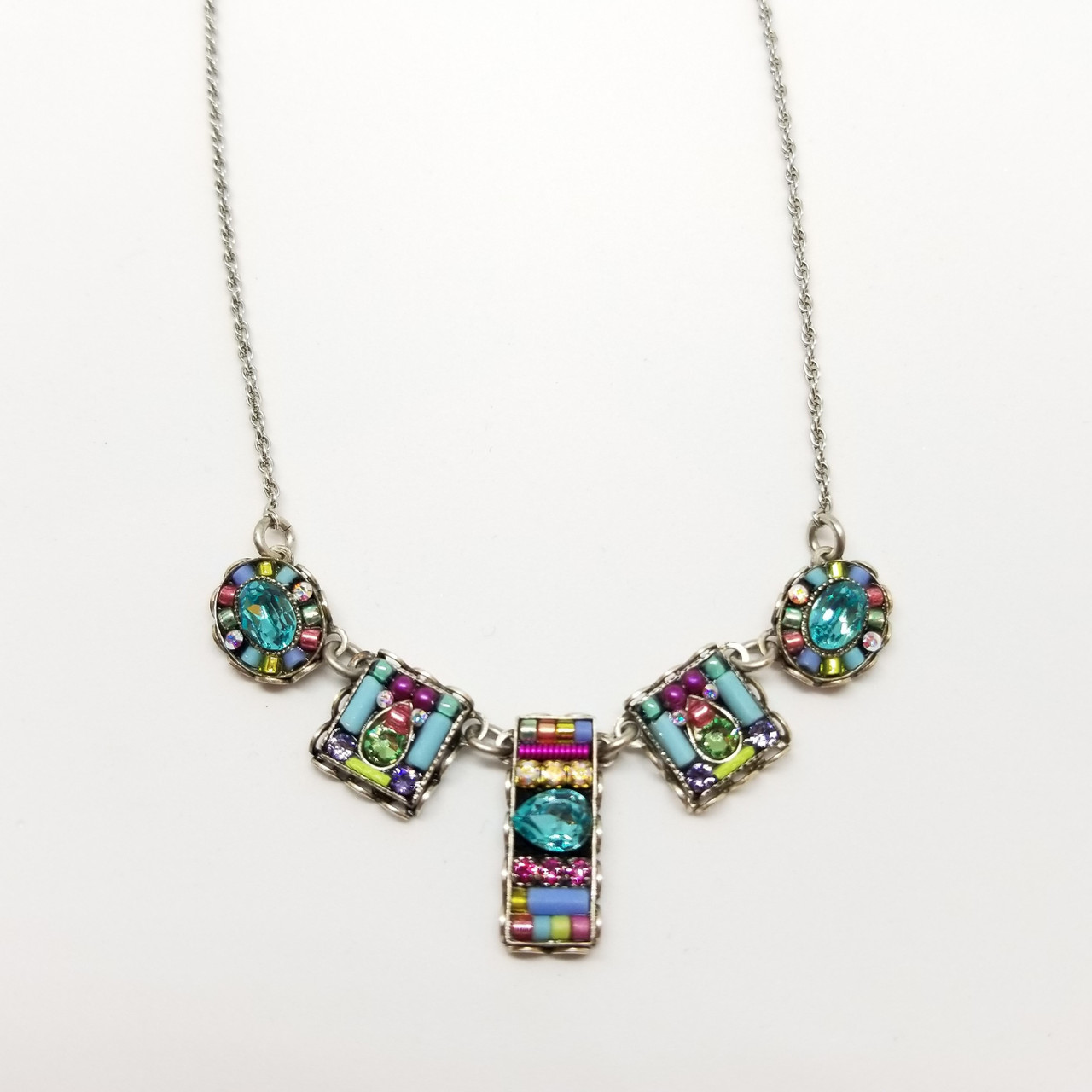 Firefly Jewelry Designs Necklace 8299 Multi Color LA DOLCE VITA Sale –  Crystal Shop Inc