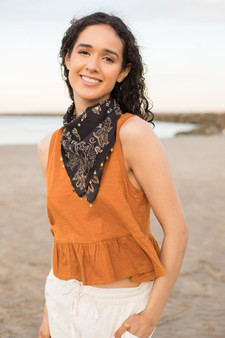 Embellished Paisley Bandana