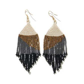 Ombre with Fringe Earring