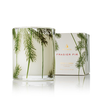 Frasier fir candle - pine needle design