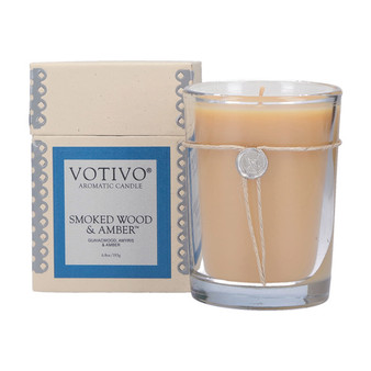 Smoked Wood & Amber Candle by Votivo