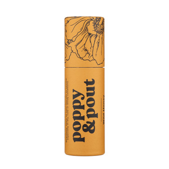 Poppy and pout wild honey lip balm