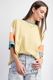 Maggie Colorblock Tee