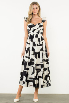 Ruffle Strap Party Dress
