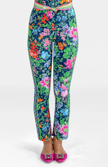 Gripeless Pant Navy English Garden