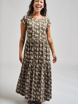Tiered Mara Dress Leopard