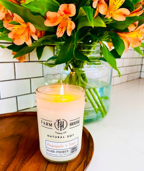 Candle Jar Pineapple + Sage