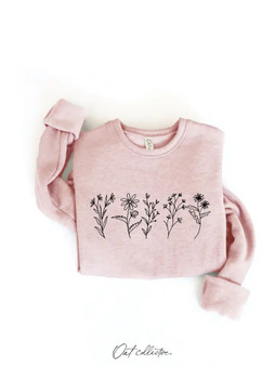 Flower Row Sweatshirt
