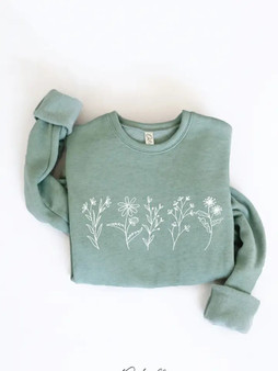 Flower Row Sweatshirt