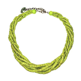 Frisa Necklace - Lime