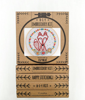 Embroidery Kit - Crafty Fox
