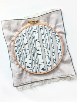 Embroidery Kit - Birch Forest