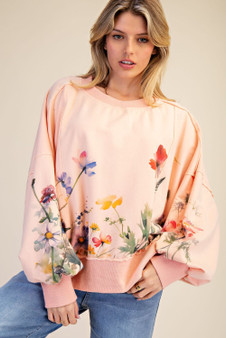 Oversize Floral Tee
