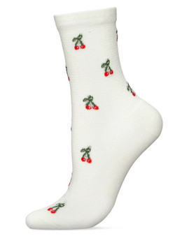 Waffle Knit Cherrybomb Socks