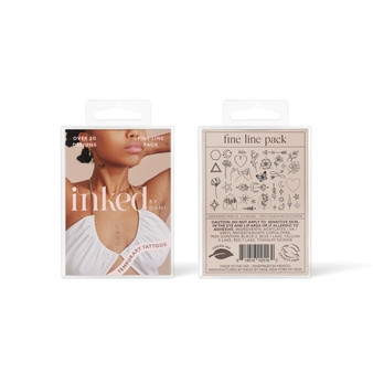 Fine Line Temporary Tattoo