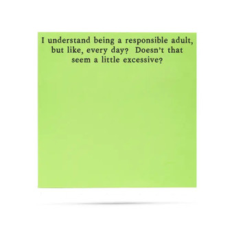 Sticky Notes - Responsible Adult