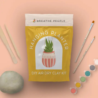 Diy Air Dry Clay Kit- Make Your Own Hanging Plant Pot